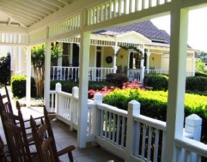 The 173 Carlyle House Front Porch