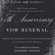 Michelle and Joseph's Vow Renewal 173 Carlyle House Historic Downtown Norcross